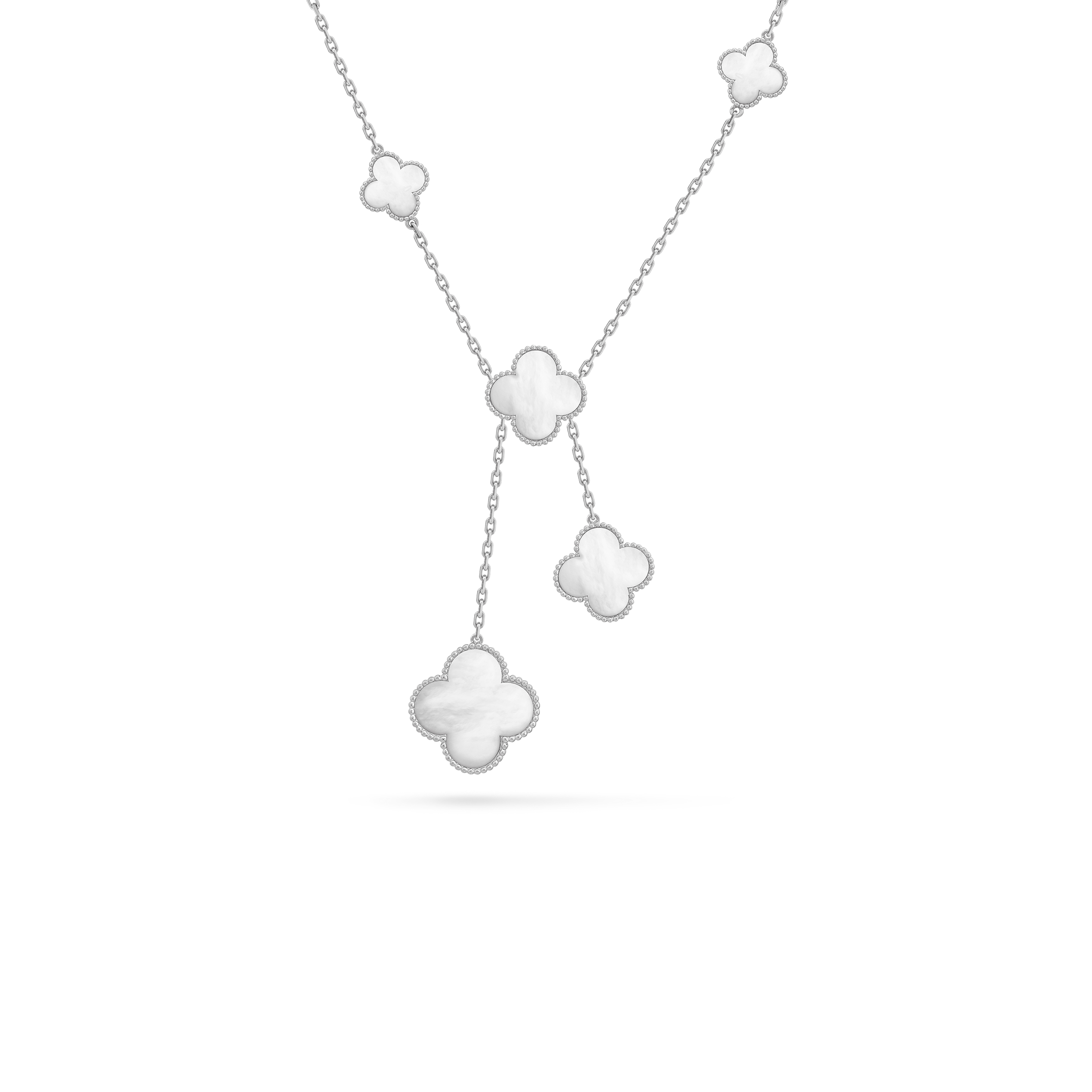 V*N CL*F magic alhambra necklace, 6 motifs vcard78100